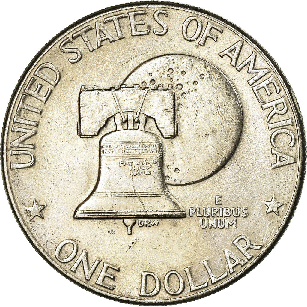 Coin, United States, Eisenhower Dollar, Dollar, 1976, U.S. Mint, Denver