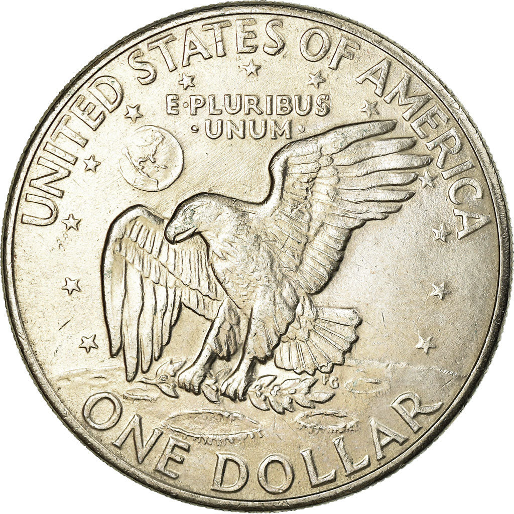 Coin, United States, Eisenhower Dollar, Dollar, 1972, U.S. Mint, Denver