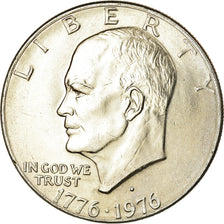 Coin, United States, Eisenhower Dollar, Dollar, 1976, U.S. Mint, Denver