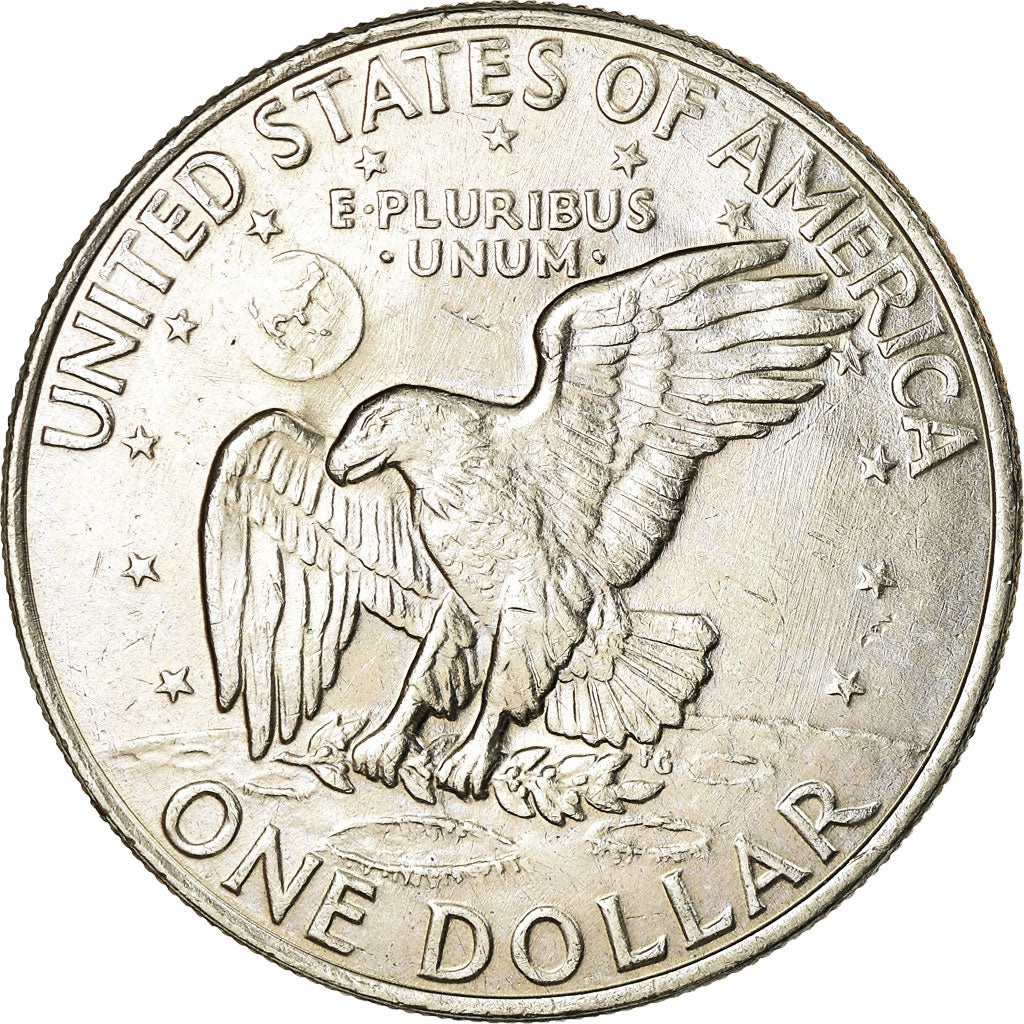 Coin, United States, Eisenhower Dollar, Dollar, 1972, U.S. Mint, Denver