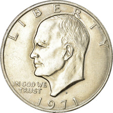 Coin, United States, Eisenhower Dollar, Dollar, 1971, U.S. Mint, Denver