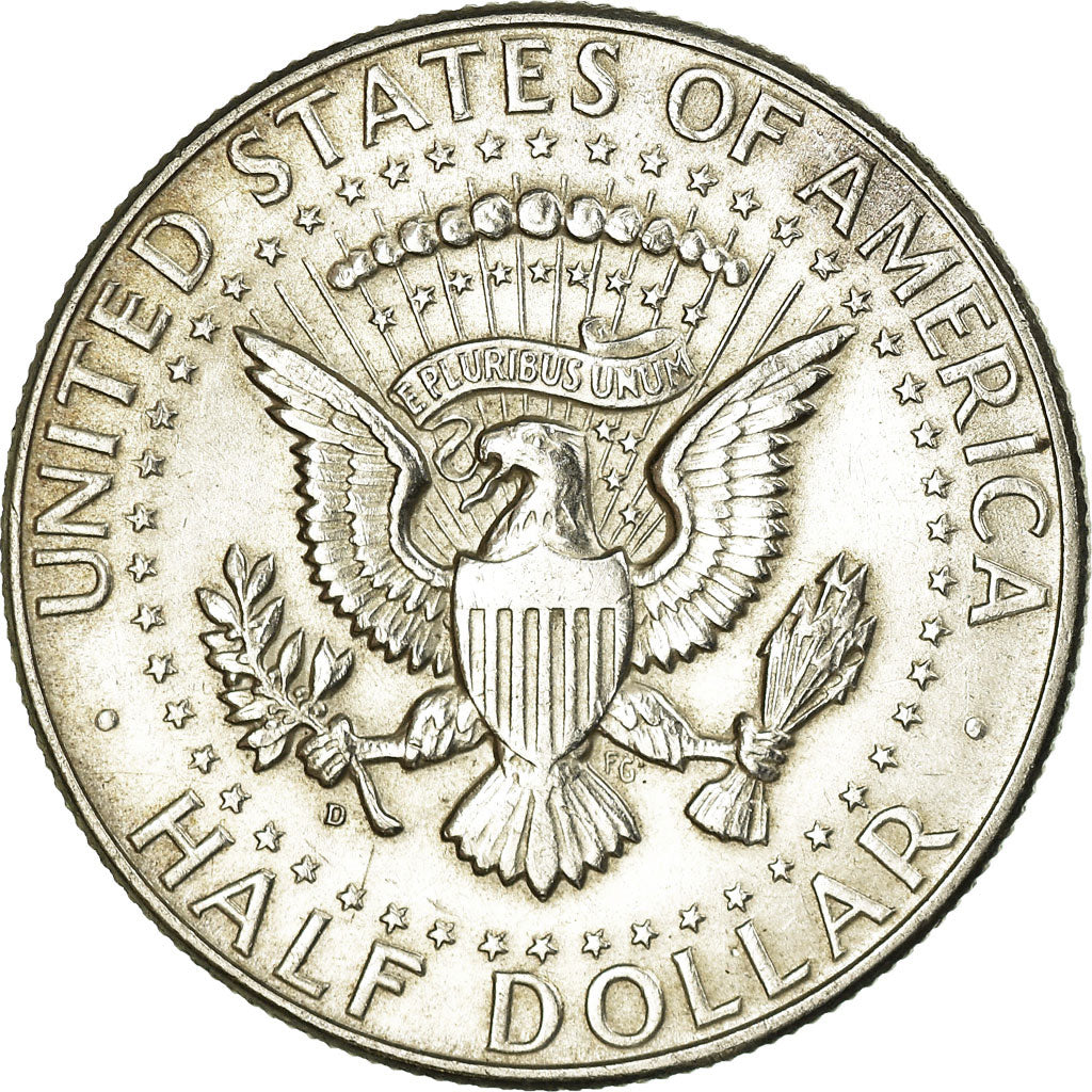 Coin, United States, Kennedy Half Dollar, Half Dollar, 1964, U.S. Mint, Denver