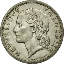Munten, Frankrijk, Lavrillier, 5 Francs, 1935, Paris, ZF, Nickel, KM:888