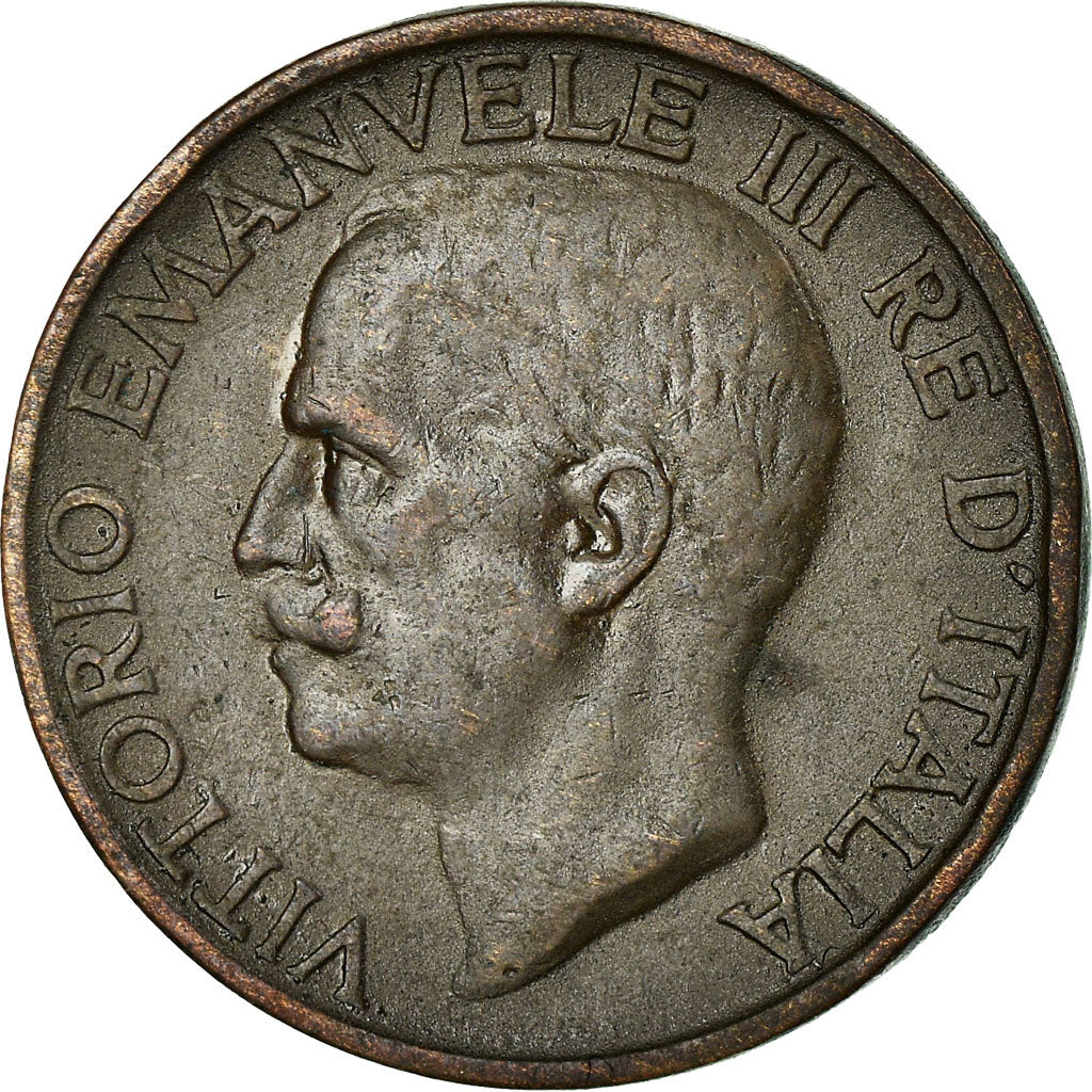 Monnaie, Italie, Vittorio Emanuele III, 10 Centesimi, 1923, Rome, TTB, Bronze