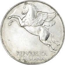 Coin, Italy, 10 Lire, 1950, Rome, MS(63), Aluminum, KM:90