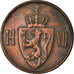 Coin, Norway, Haakon VII, 5 Öre, 1907, EF(40-45), Bronze, KM:364
