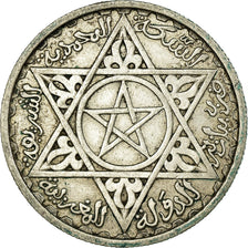 Coin, Morocco, Mohammed V, 100 Francs, AH 1372/1953, Paris, EF(40-45), Silver