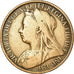 Coin, Great Britain, Victoria, Penny, 1895, VF(20-25), Bronze, KM:790