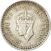 INDIA-BRITISH, George VI, 1/2 Rupee, 1943, EF(40-45), Silver, KM:552