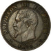 Monnaie, France, Napoleon III, Napoléon III, 2 Centimes, 1855, Strasbourg, SUP