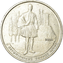 Coin, Greece, 500 Drachmes, 2000, Athens, EF(40-45), Copper-nickel, KM:179