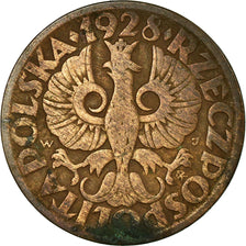 Monnaie, Pologne, 5 Groszy, 1928, Warsaw, TB+, Bronze, KM:10a