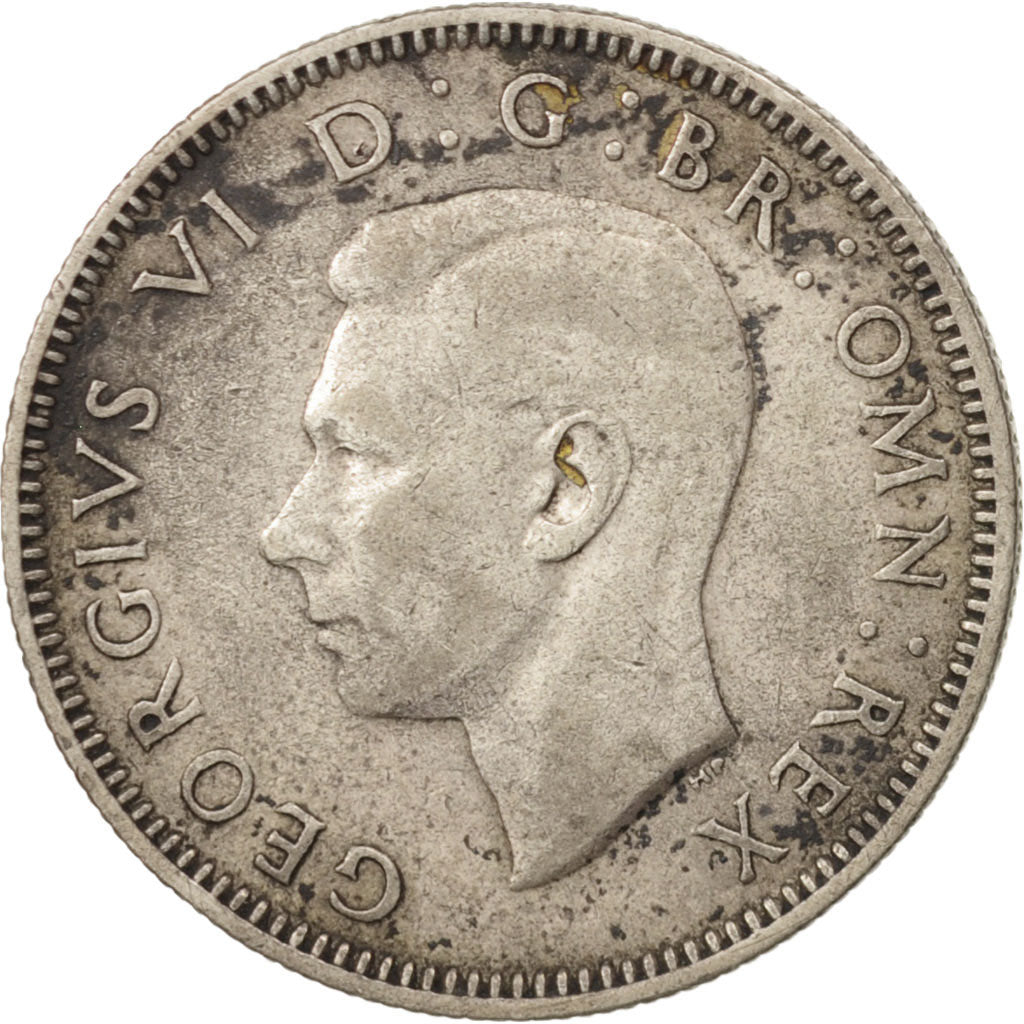 Great Britain, George VI, Shilling, 1939, EF(40-45), Silver, KM:853