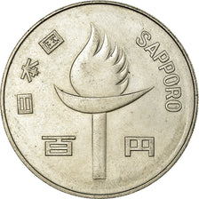 Coin, Japan, Hirohito, 100 Yen, 1972, EF(40-45), Copper-nickel, KM:84