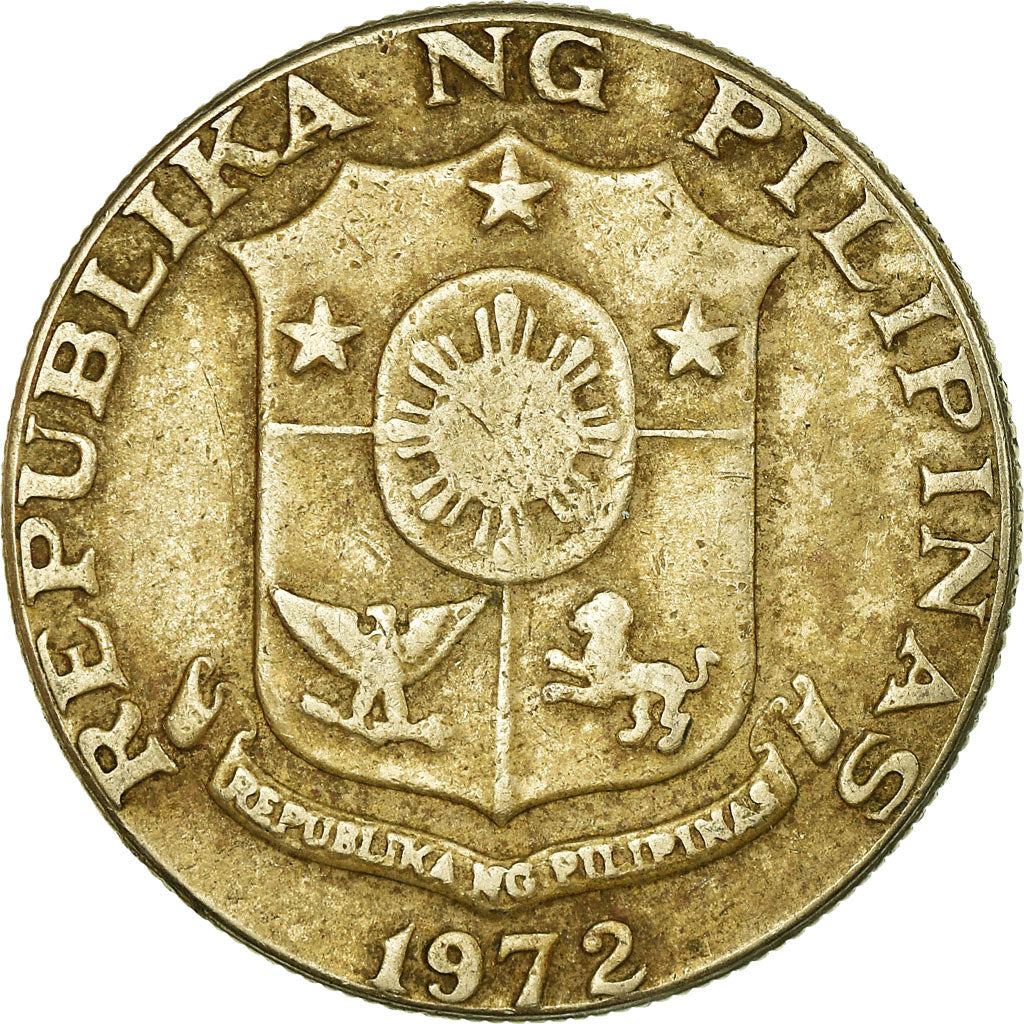 Moeda, Filipinas, 50 Sentimos, 1972, VF(30-35), Cobre-Níquel-Zinco, KM:200