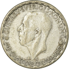 Moneta, Svezia, Gustaf V, Krona, 1946, BB, Argento, KM:814