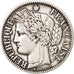 France, Cérès, 2 Francs, 1872, Bordeaux, EF(40-45), Silver, KM:817.2,Gadoury 530