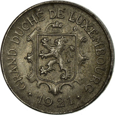 Coin, Luxembourg, Charlotte, 10 Centimes, 1921, EF(40-45), Iron, KM:31
