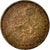 Moneda, Países Bajos, Wilhelmina I, 1/2 Cent, 1936, BC+, Bronce, KM:138