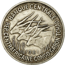 Coin, EQUATORIAL AFRICAN STATES, 50 Francs, 1961, Paris, EF(40-45)