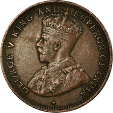 Münze, Ceylon, George V, 1/2 Cent, 1926, SS, Kupfer, KM:106