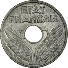 Coin, France, État français, 10 Centimes, 1943, Paris, MS(60-62), Zinc