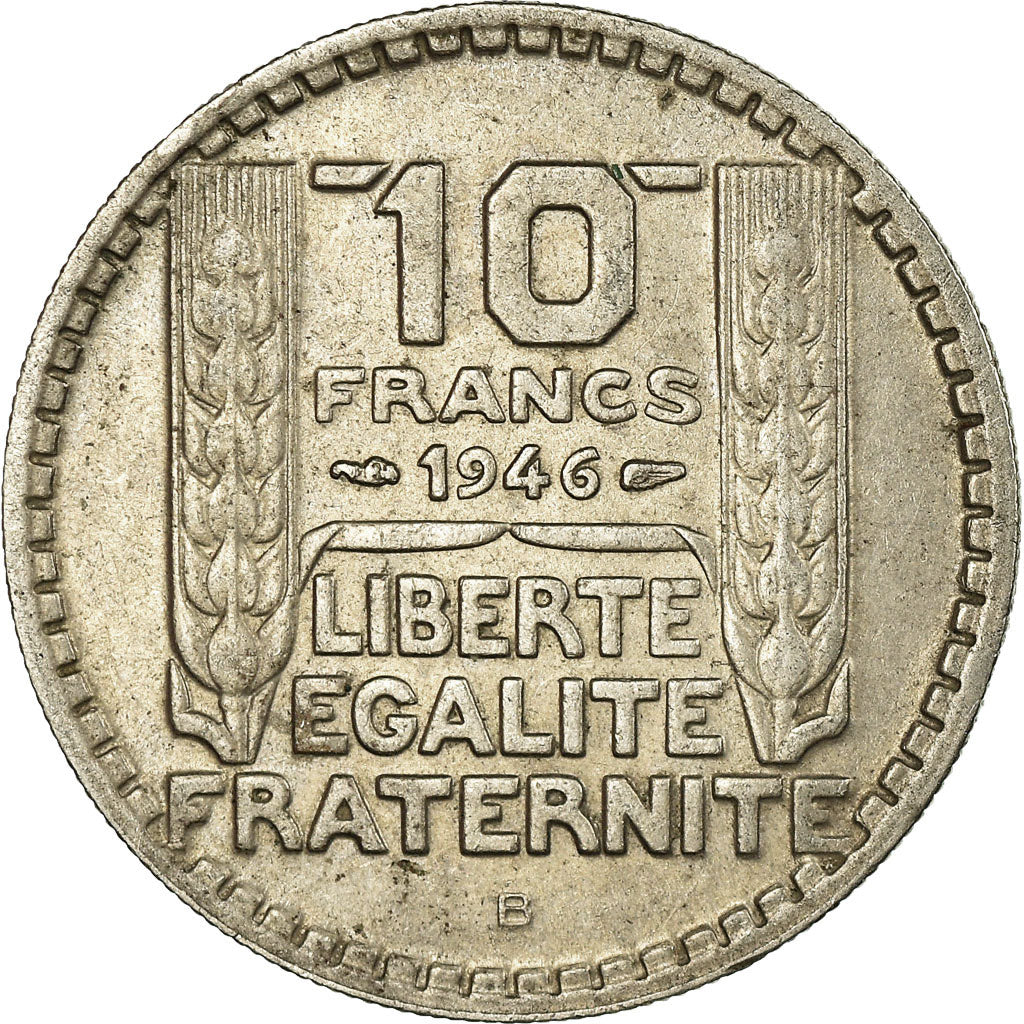 Coin, France, Turin, 10 Francs, 1946, Beaumont - Le Roger, EF(40-45)