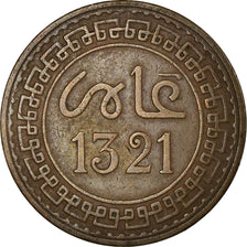 Monnaie, Maroc, 'Abd al-Aziz, 5 Mazunas, 1321, Paris, TTB, Bronze, KM:16.3