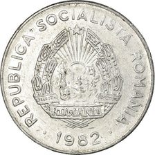 Coin, Romania, 25 Bani, 1982, VF(30-35), Aluminum, KM:94a