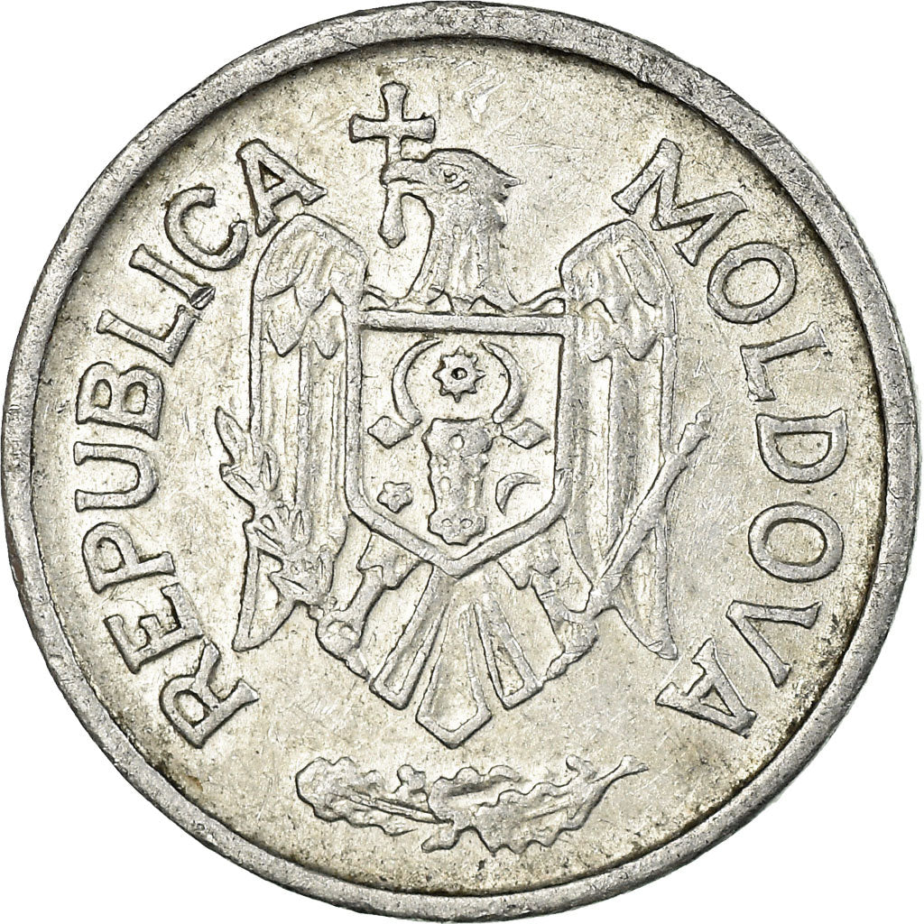 Coin, Moldova, 25 Bani, 1993, EF(40-45), Aluminum, KM:3