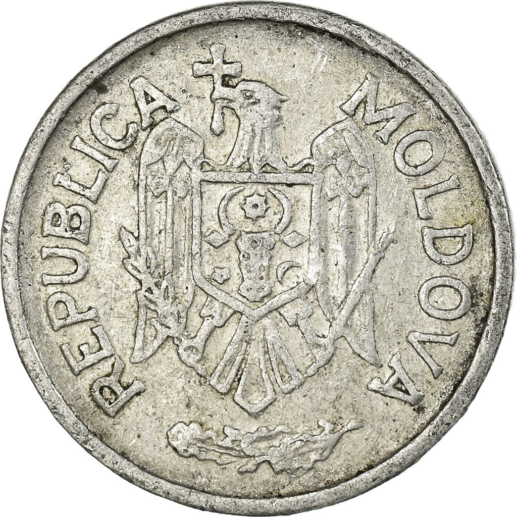 Coin, Moldova, 25 Bani, 1993, VF(30-35), Aluminum, KM:3