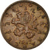 Moneda, Checoslovaquia, 50 Haleru, 1947, MBC, Bronce, KM:21