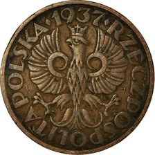 Coin, Poland, 2 Grosze, 1937, Warsaw, EF(40-45), Bronze, KM:9a