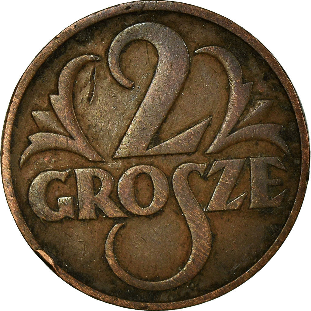 Coin, Poland, 2 Grosze, 1937, Warsaw, EF(40-45), Bronze, KM:9a