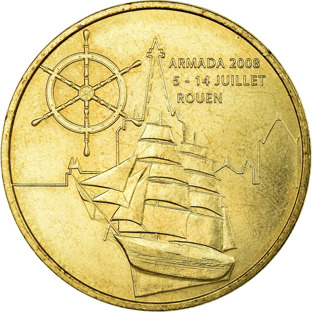 France, Jeton, Jeton Touristique, Rouen - Armada du siècle voilier, Arts &