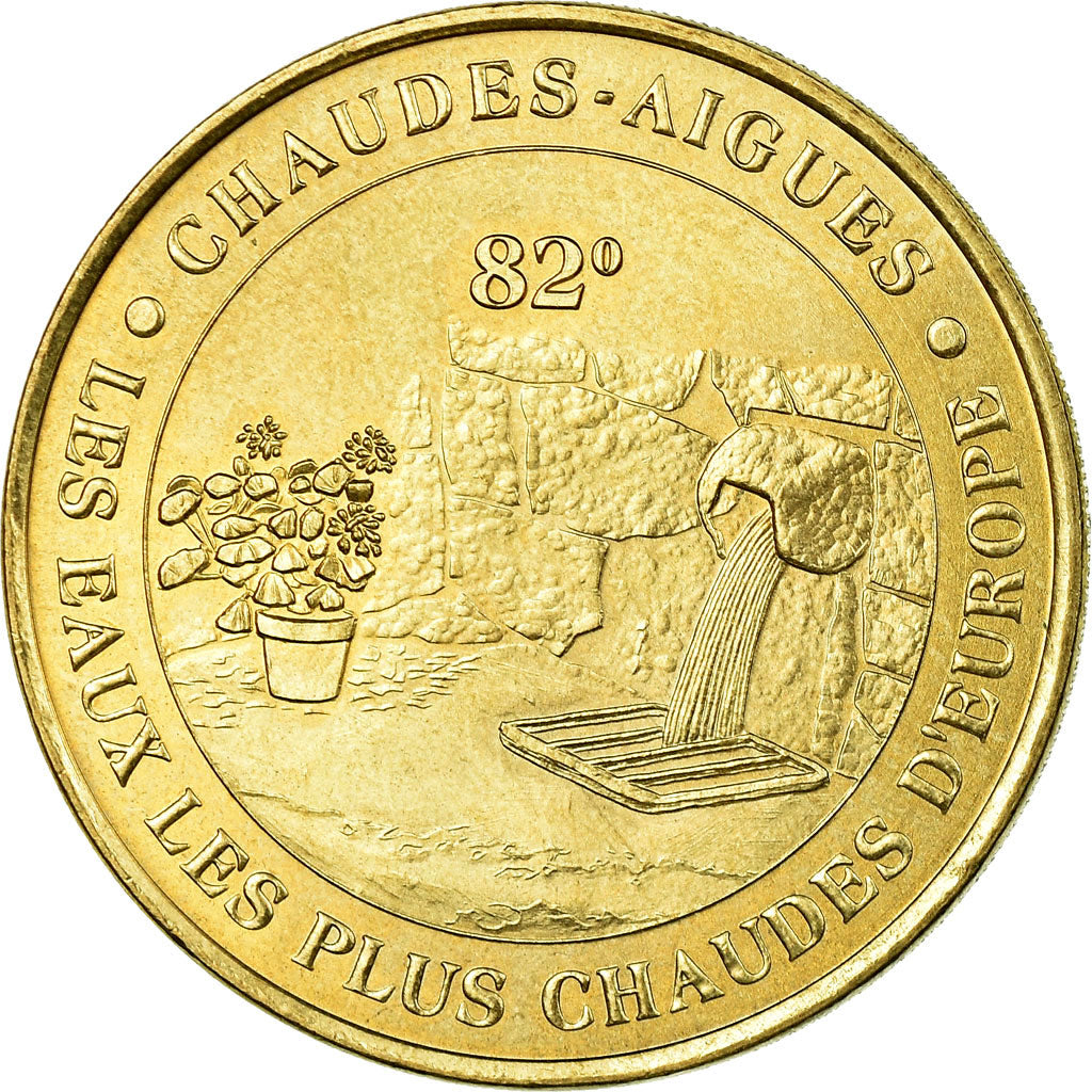 France, Token, Touristic token, 15/ Chaudes Aigues - Source, Arts & Culture