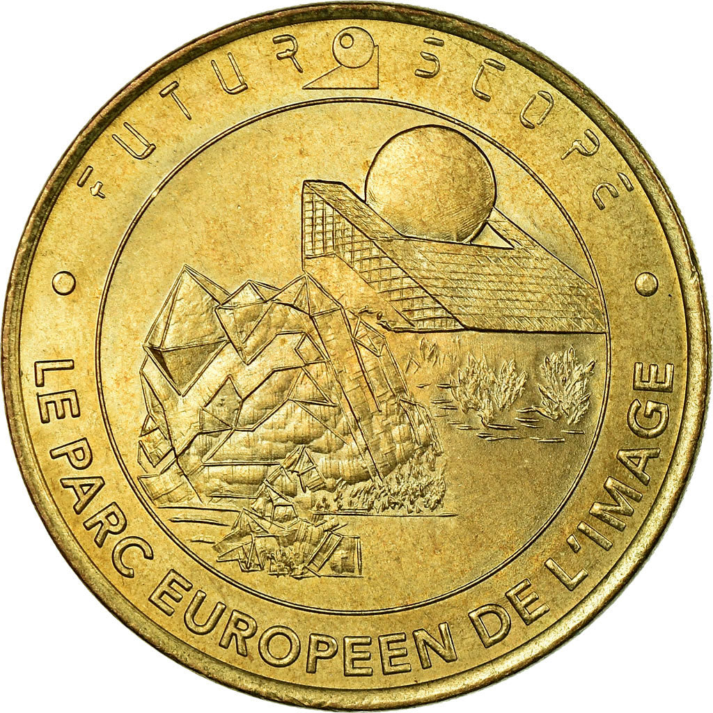 Frankreich, Token, Touristic token, 86/ Futuroscope - Parc Européen, Arts &