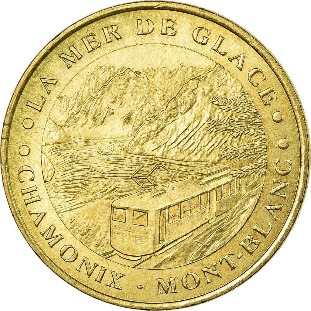 França, Token, Token turístico, 74/ La Mer de Glace - Chamonix, Artes e