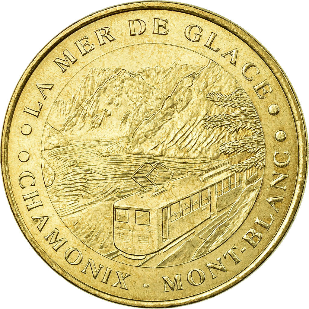Francia, Token, Jetón turístico, 74/ La Mer de Glace - Chamonix, Arts &