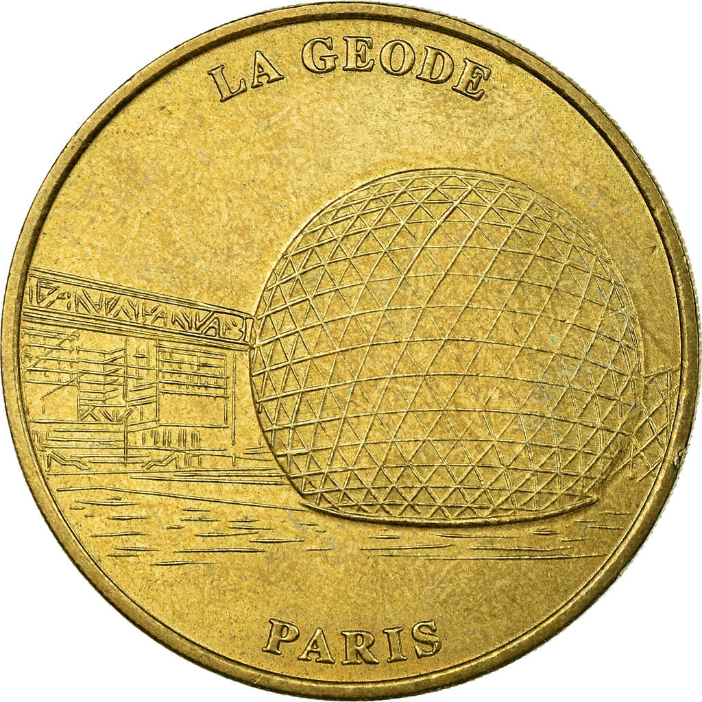 France, Token, Touristic token, Paris - La Géode n° 2, Arts & Culture, 2000