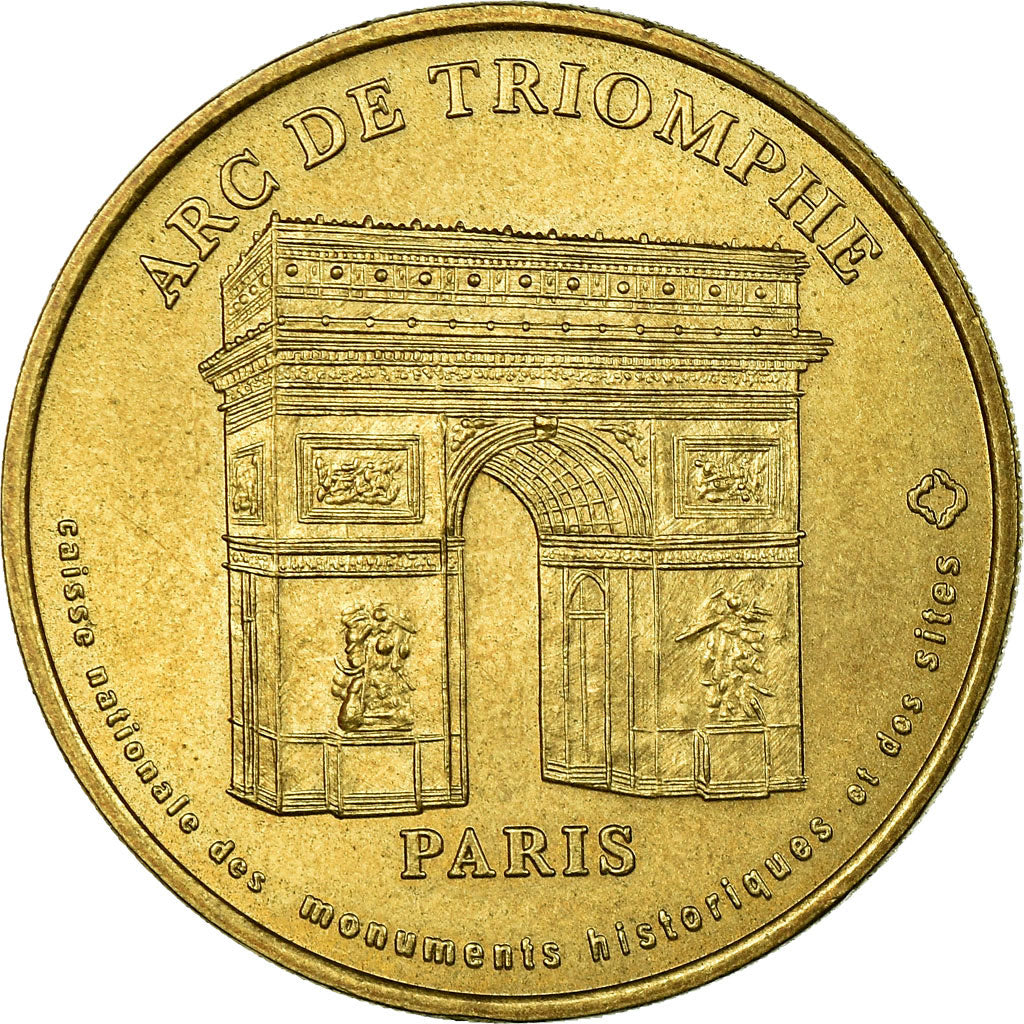 France, Token, Touristic token, Paris - L'Arc de Triomphe, Arts & Culture, 1999