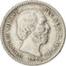 Netherlands, William III, 5 Cents, 1962, VF(30-35), Silver, KM:91