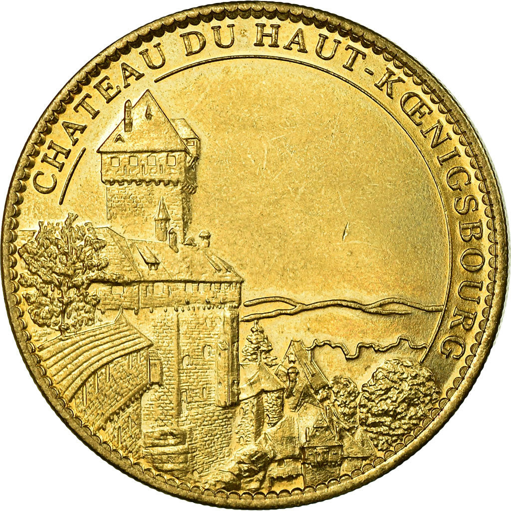 Francia, Token, Jetón turístico, Orschwiller - Chateau du Haut-Koenigsbourh