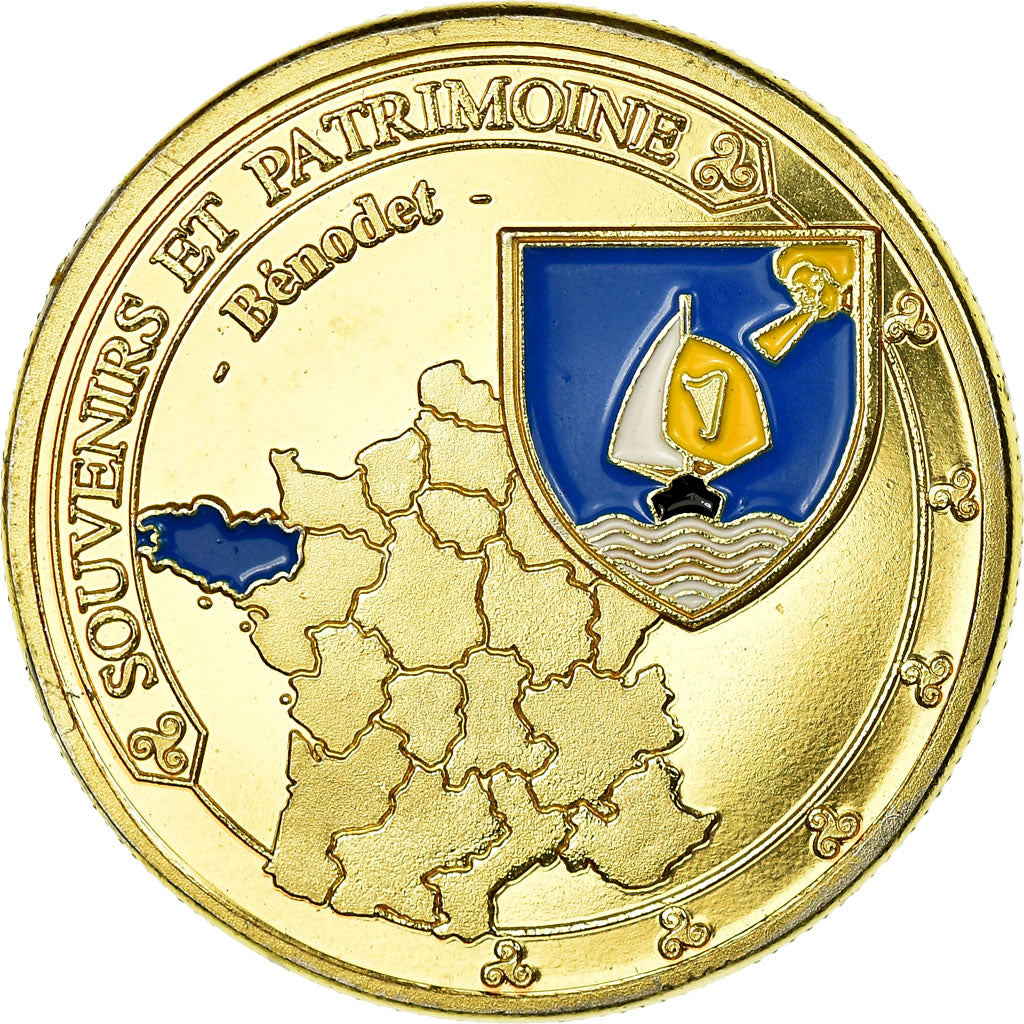 France, Token, Touristic token, Benodet - Le pont, Souvenirs et Patrimoine