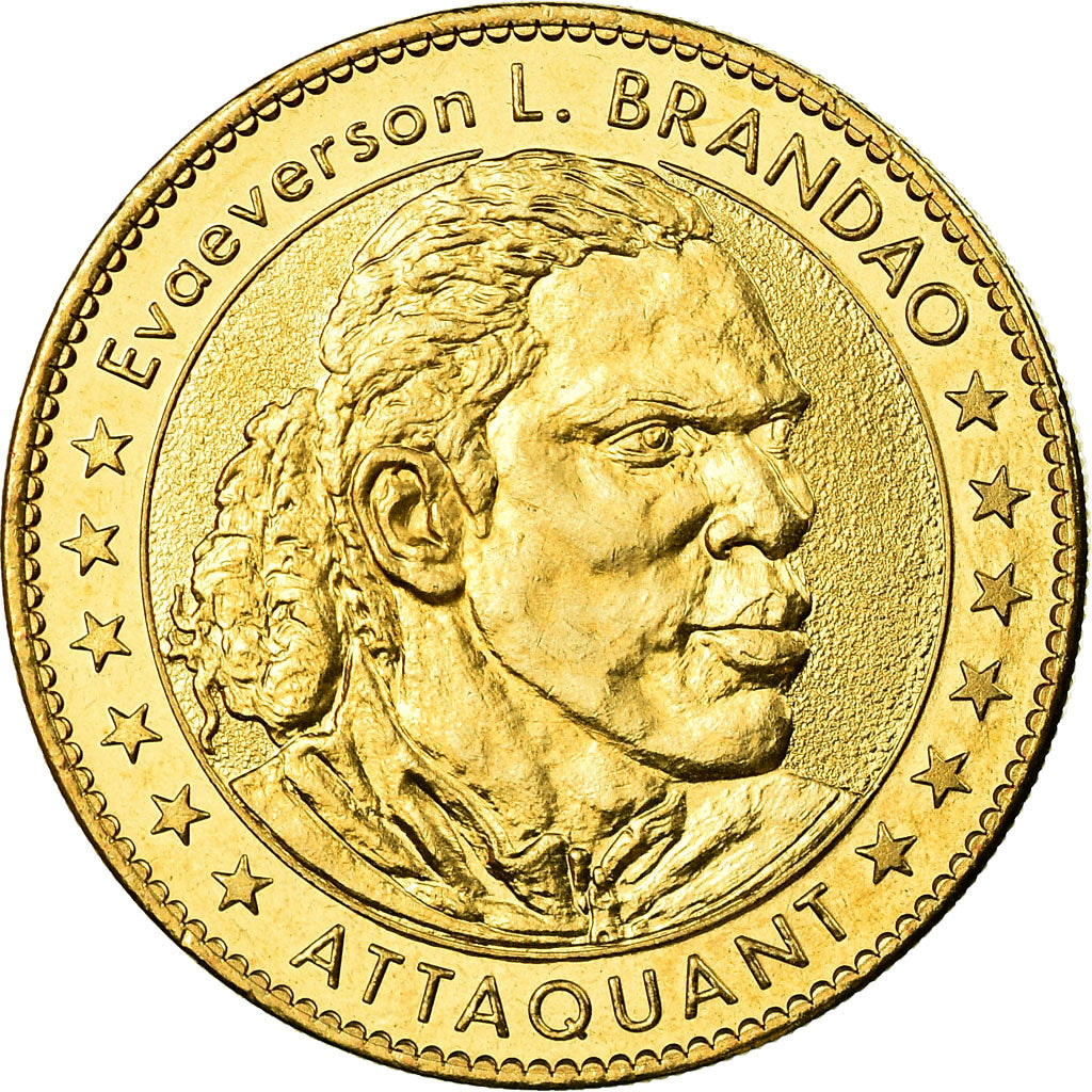 France, Jeton, Jeton Touristique, OM - Droit au but - Evaeverson L.Brandao, Arts