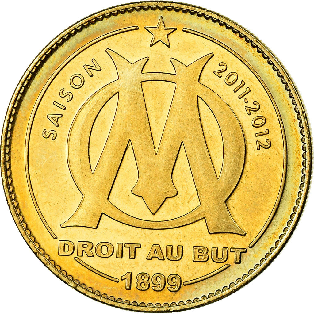 France, Jeton, Jeton Touristique, OM - Droit au but - Evaeverson L.Brandao, Arts