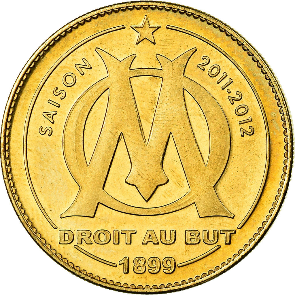 France, Jeton, Jeton Touristique, OM - Droit au but - Gennaro Bracigliano, Arts