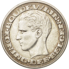 Belgium, 50 Francs, 50 Frank, 1958, AU(55-58), Silver, KM:150.1