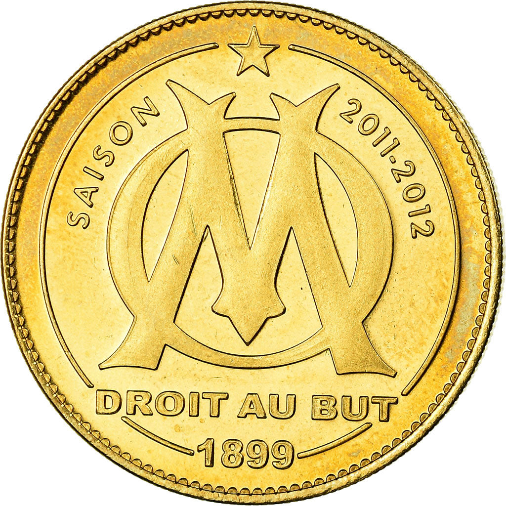Francia, Token, Jetón turístico, OM - Droit au but - César Azpilicueta, Arts