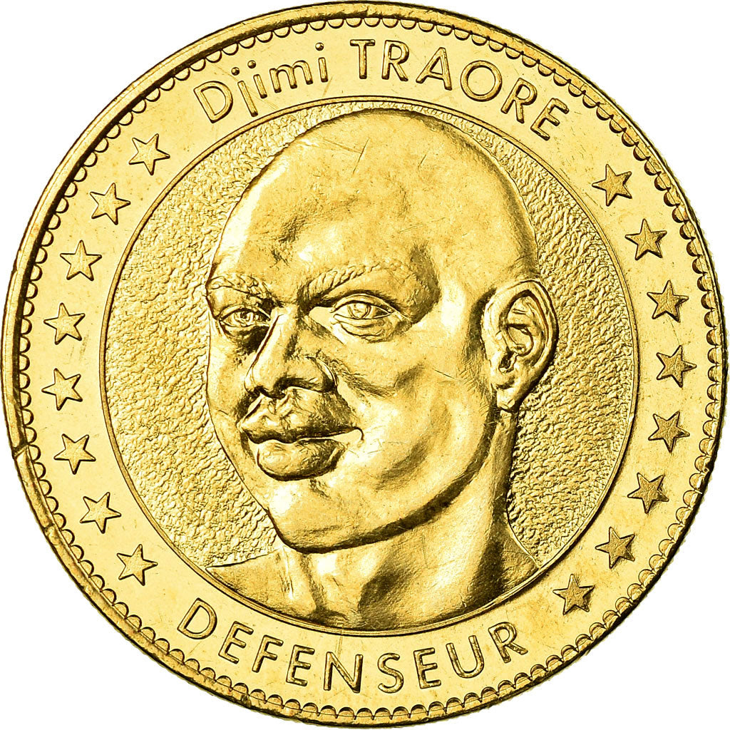 France, Token, Touristic token, OM - Droit au but - Djimi Traoré, Arts &